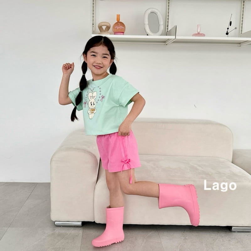 Lago - Korean Children Fashion - #minifashionista - Thank You Bunny Tee - 2