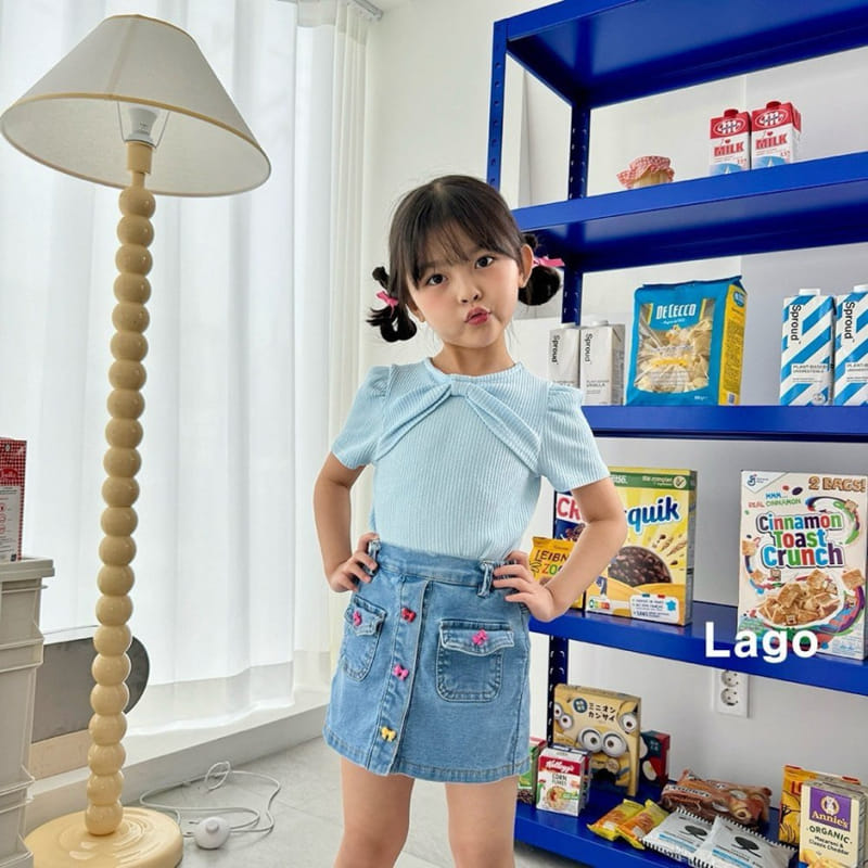 Lago - Korean Children Fashion - #prettylittlegirls - Vov Ribbon Tee - 9