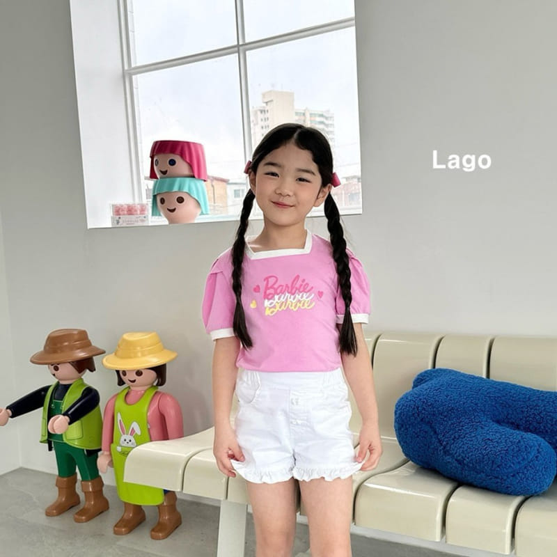 Lago - Korean Children Fashion - #prettylittlegirls - Babi Square Tee - 6