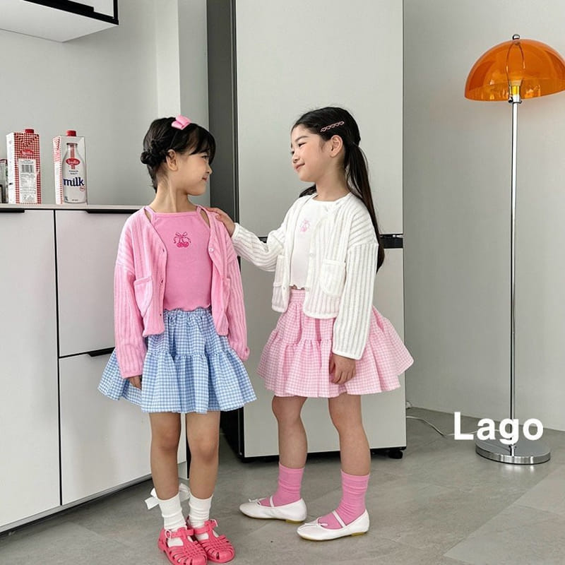 Lago - Korean Children Fashion - #prettylittlegirls - Eyelet Cardigan - 5