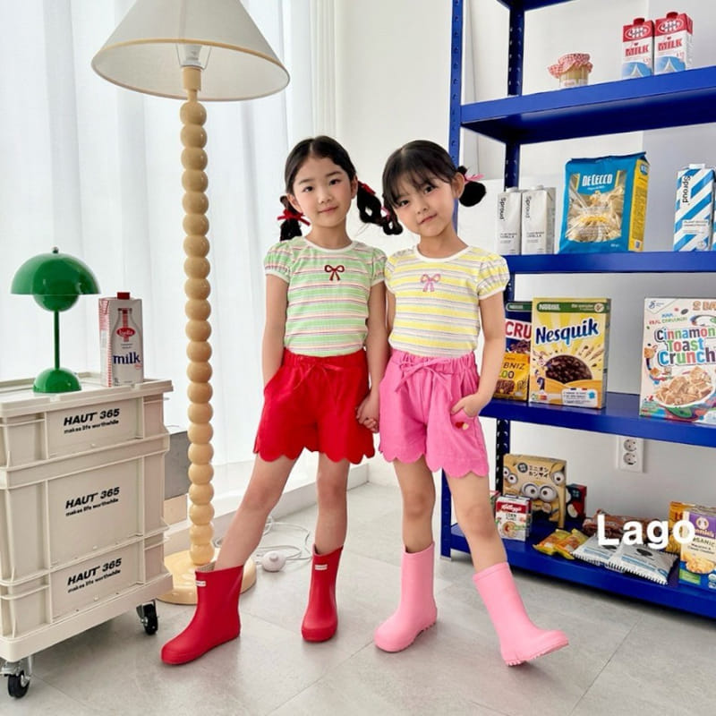 Lago - Korean Children Fashion - #prettylittlegirls - Petite Ribbon Tee - 6