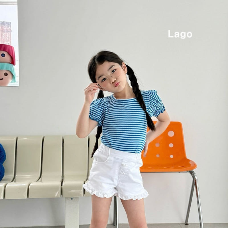 Lago - Korean Children Fashion - #stylishchildhood - C Frill Pants - 2
