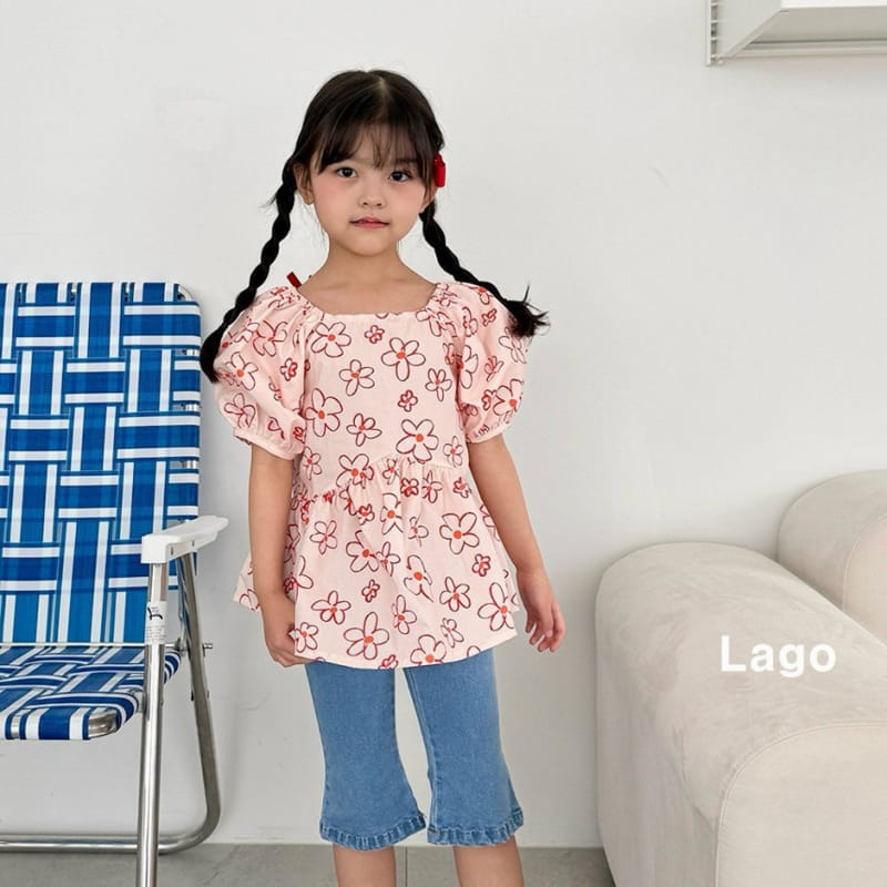 Lago - Korean Children Fashion - #stylishchildhood - Pretty Flower Blouse - 10