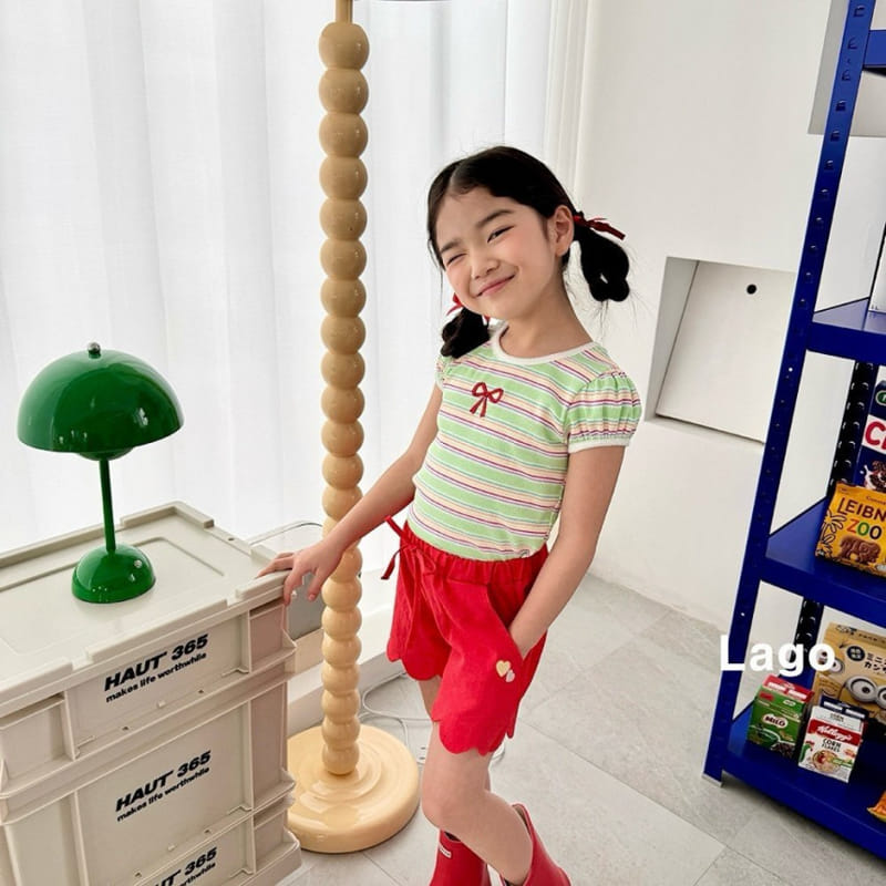 Lago - Korean Children Fashion - #stylishchildhood - Petite Ribbon Tee - 9