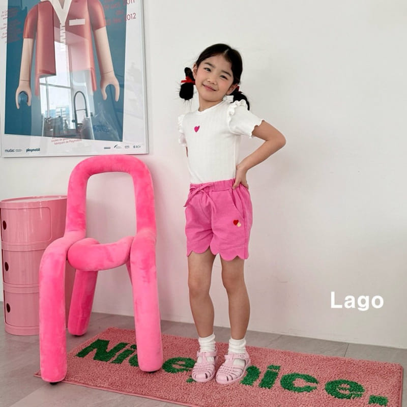 Lago - Korean Children Fashion - #stylishchildhood - Reach Heart Wing Tee - 2