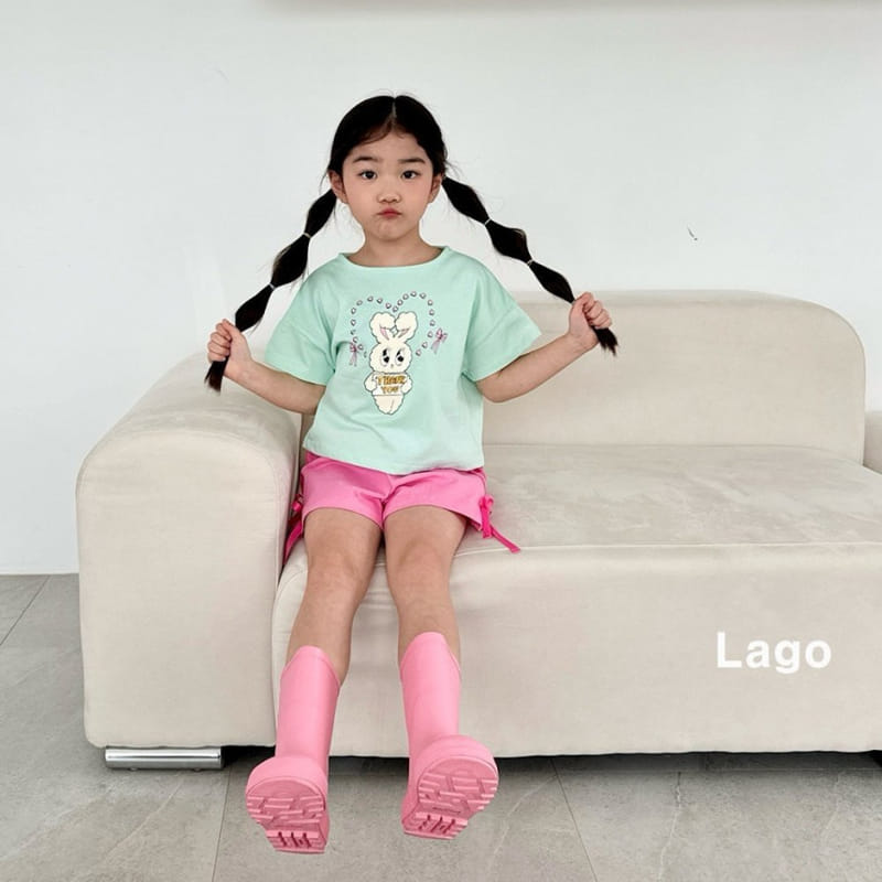 Lago - Korean Children Fashion - #prettylittlegirls - Thank You Bunny Tee - 4