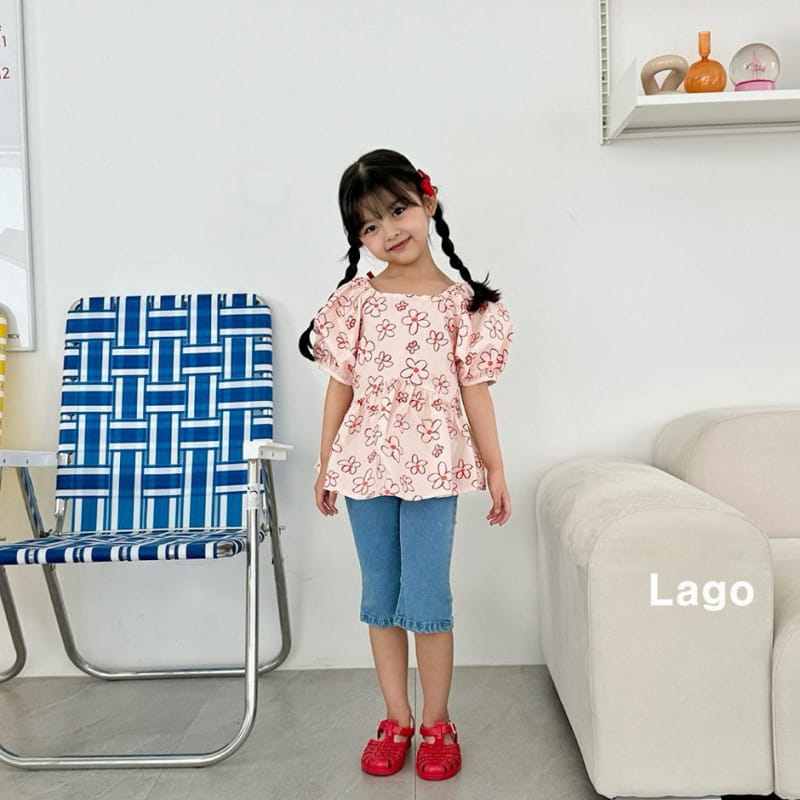 Lago - Korean Children Fashion - #toddlerclothing - Pretty Flower Blouse - 9