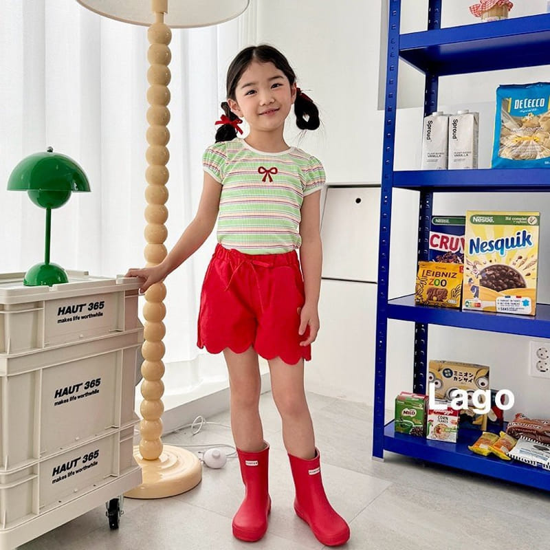 Lago - Korean Children Fashion - #toddlerclothing - Petite Ribbon Tee - 8