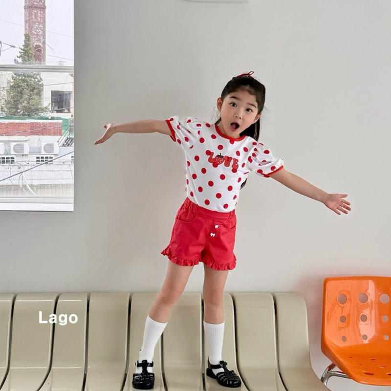 Lago - Korean Children Fashion - #todddlerfashion - Dot X Tee - 4