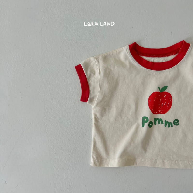 Lalaland - Korean Baby Fashion - #babyboutique - Bebe Apple Tee - 6