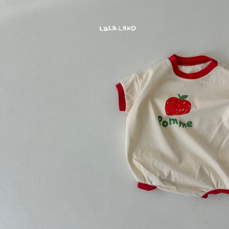 Lalaland - Korean Baby Fashion - #babyboutique - Bebe Apple Body Suit - 7