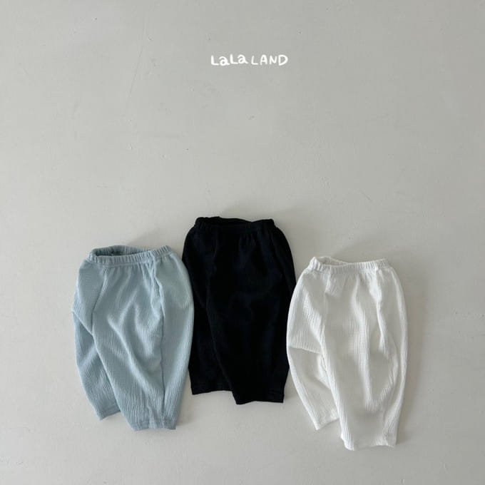 Lalaland - Korean Baby Fashion - #babyboutique - Bebe Seersucker Pants
