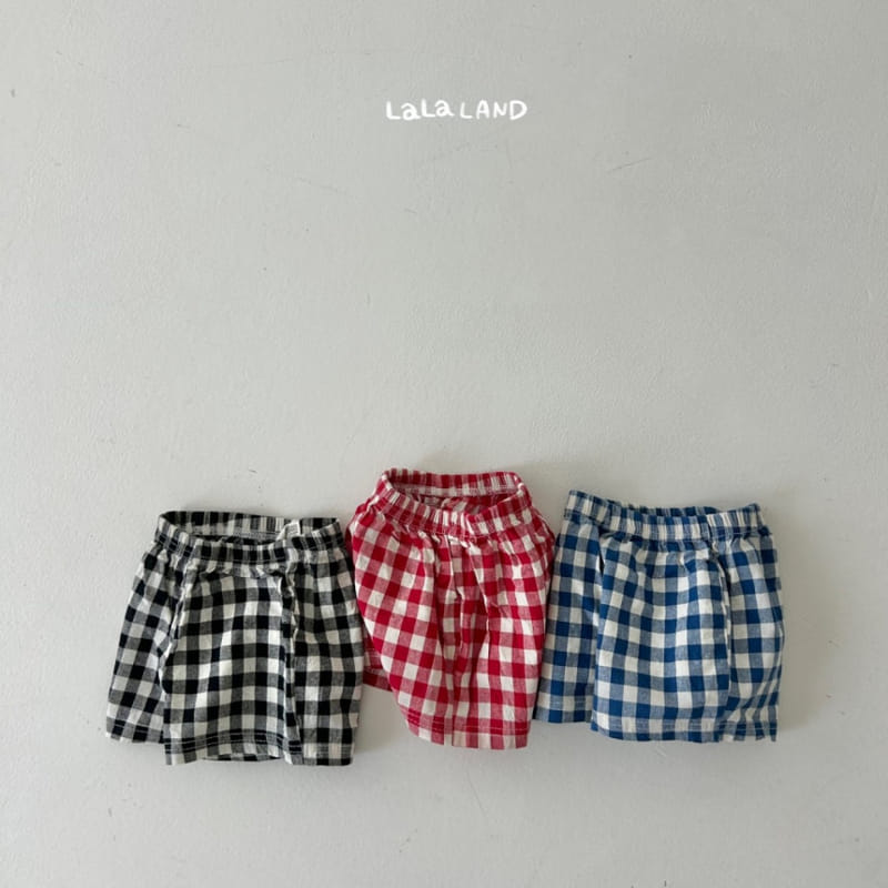 Lalaland - Korean Baby Fashion - #babyclothing - Bebe Check Pants - 2