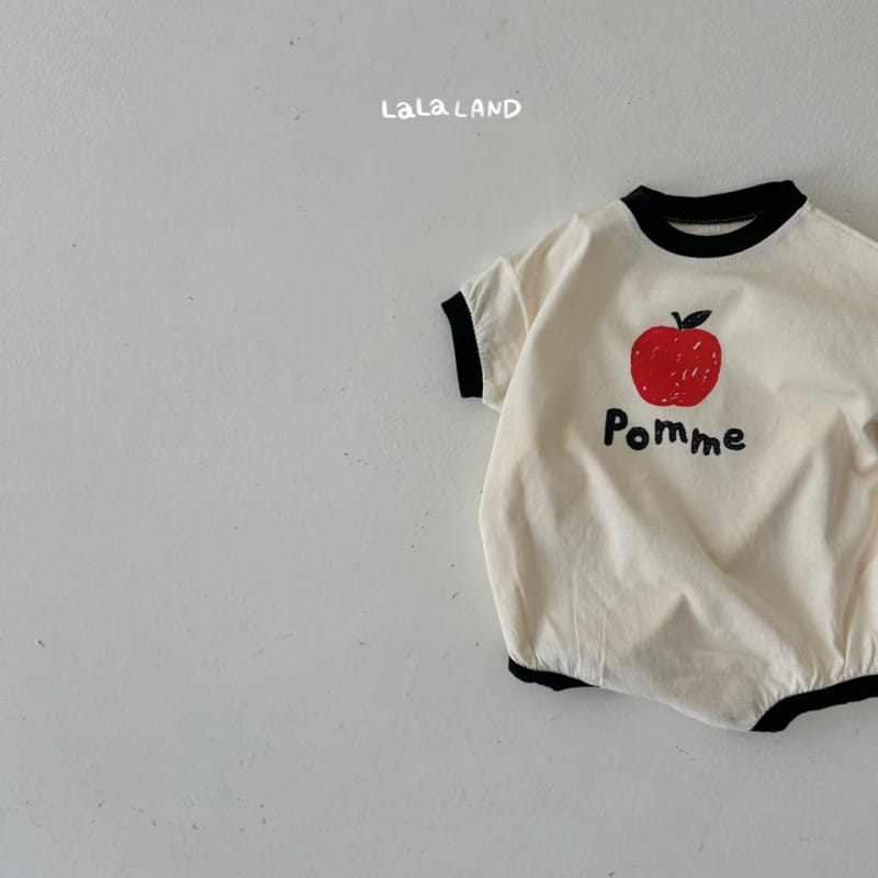 Lalaland - Korean Baby Fashion - #babyclothing - Bebe Apple Body Suit - 10