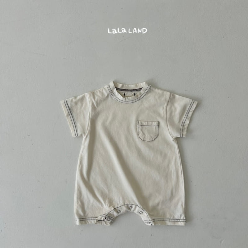 Lalaland - Korean Baby Fashion - #babyclothing - Bebe Stitch Body Suit - 9