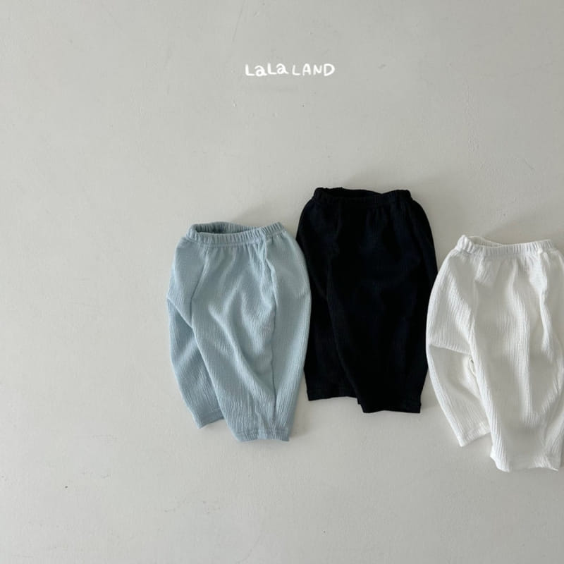Lalaland - Korean Baby Fashion - #babyclothing - Bebe Seersucker Pants - 3