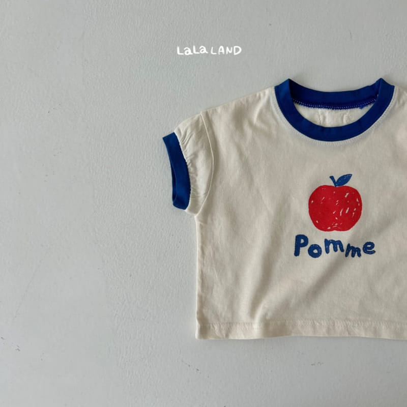 Lalaland - Korean Baby Fashion - #babyfashion - Bebe Apple Tee - 9
