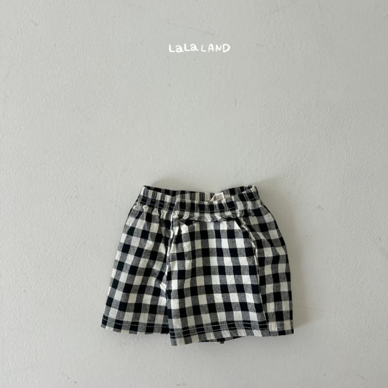 Lalaland - Korean Baby Fashion - #babyfashion - Bebe Check Pants - 3