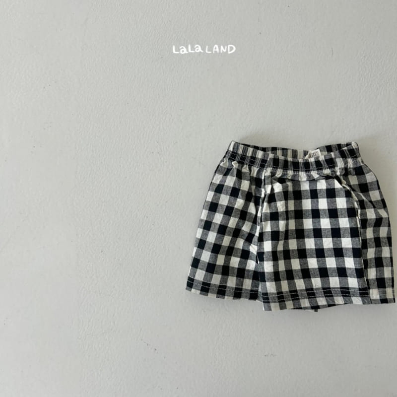 Lalaland - Korean Baby Fashion - #babyfashion - Bebe Check Pants - 4