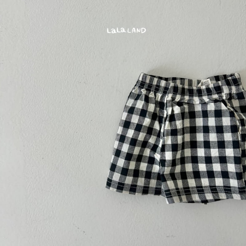 Lalaland - Korean Baby Fashion - #babygirlfashion - Bebe Check Pants - 5
