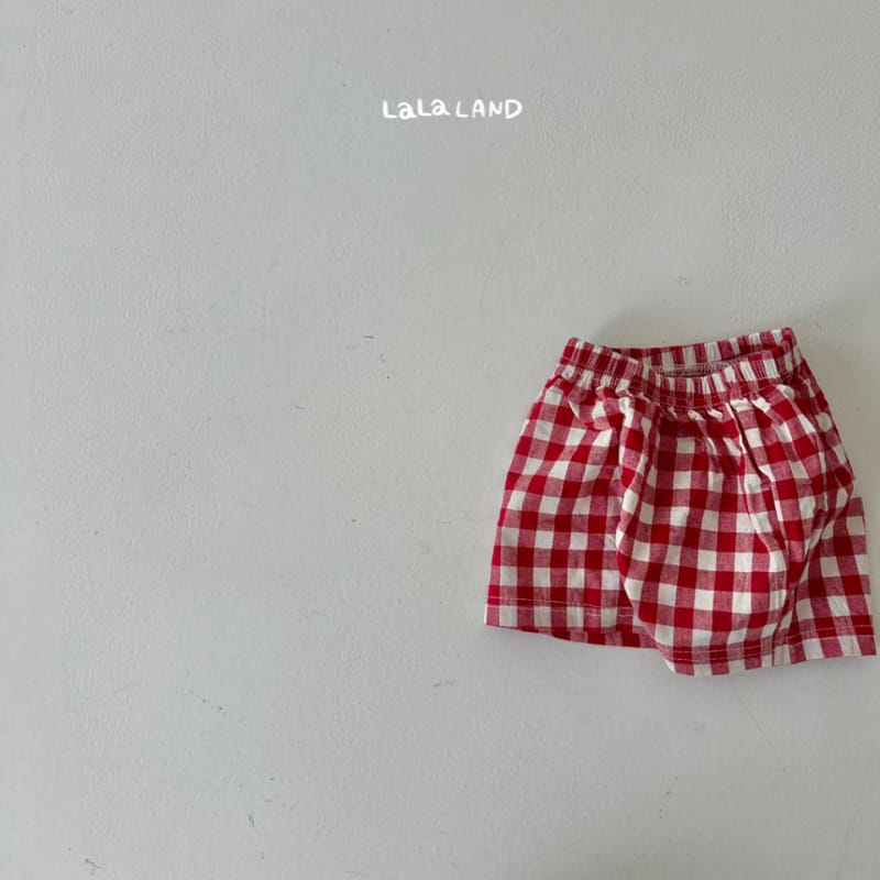 Lalaland - Korean Baby Fashion - #babyootd - Bebe Check Pants - 8