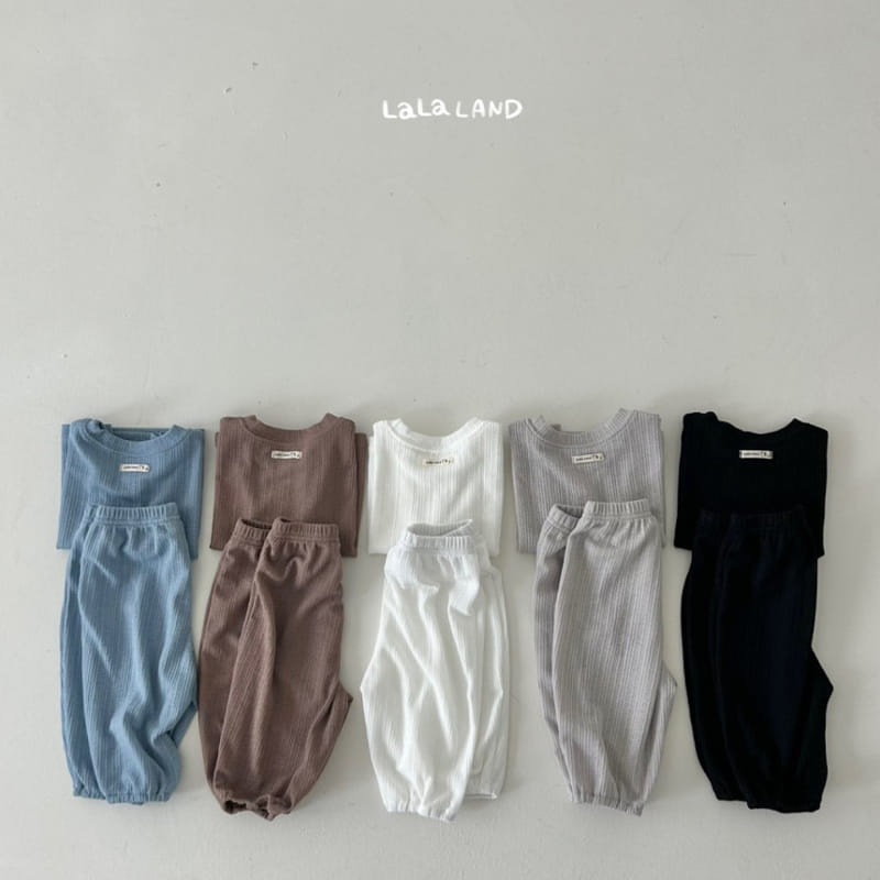 Lalaland - Korean Baby Fashion - #babyootd - Bebe Loco Top Bottom Set - 3