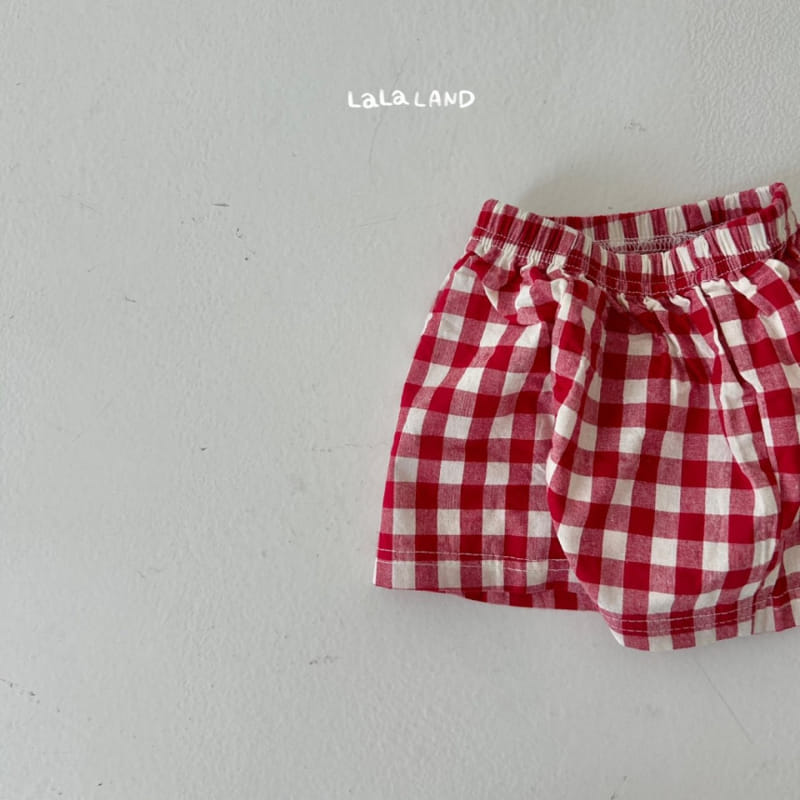 Lalaland - Korean Baby Fashion - #babyoutfit - Bebe Check Pants - 9