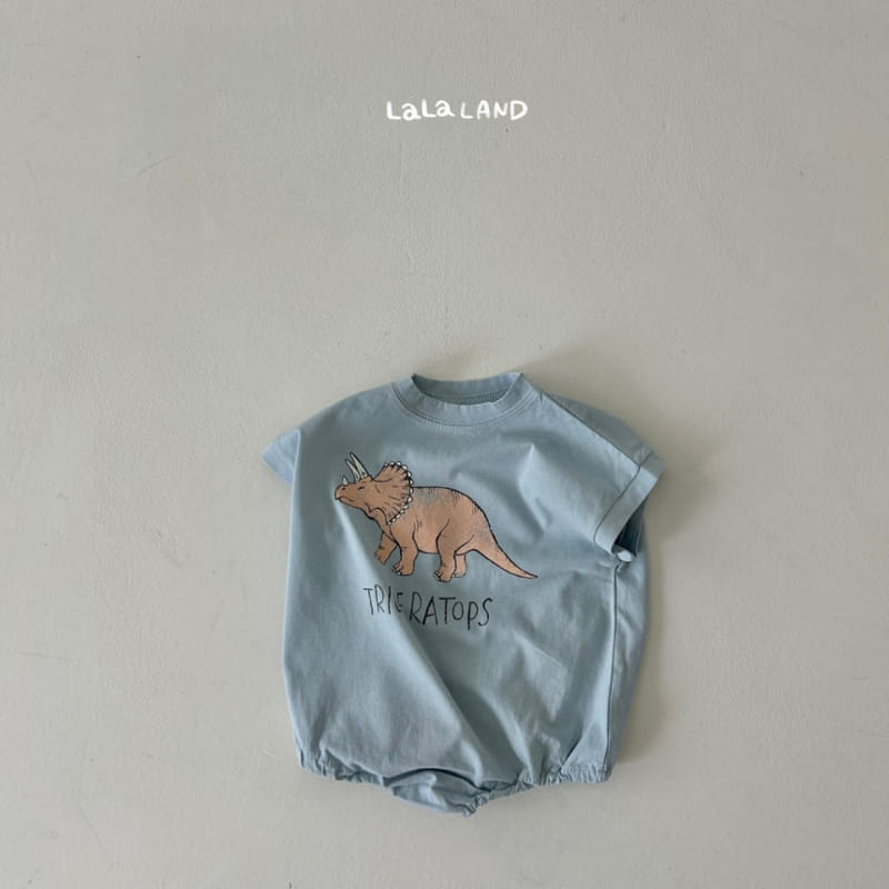 Lalaland - Korean Baby Fashion - #babyoutfit - Bebe Dino Body Suit - 5