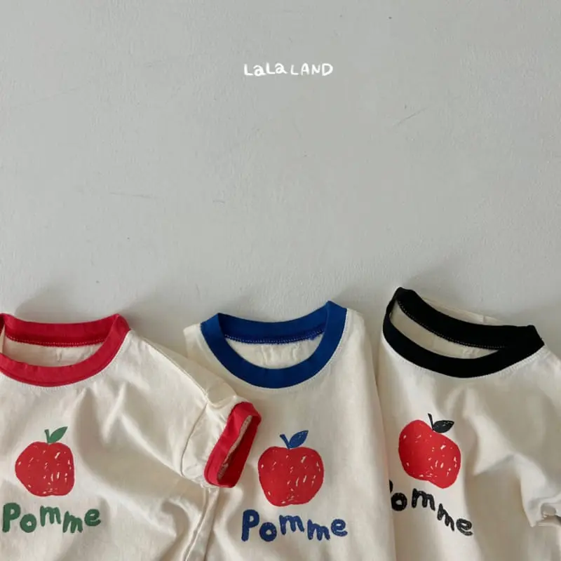 Lalaland - Korean Baby Fashion - #babywear - Bebe Apple Tee - 2