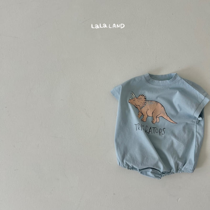 Lalaland - Korean Baby Fashion - #babywear - Bebe Dino Body Suit - 6