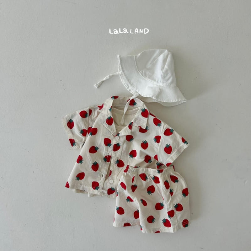Lalaland - Korean Baby Fashion - #babywear - Bebe Berry Shirt - 9