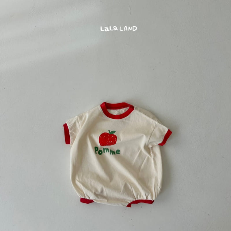 Lalaland - Korean Baby Fashion - #onlinebabyboutique - Bebe Apple Body Suit - 5