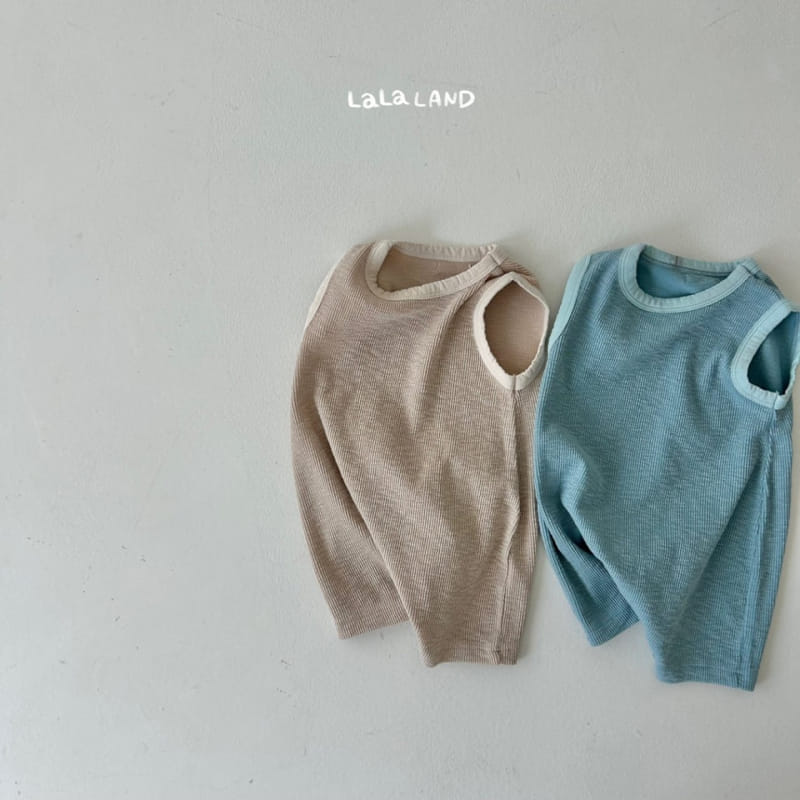 Lalaland - Korean Baby Fashion - #onlinebabyboutique - Bebe Rib Piping Body Suit - 3