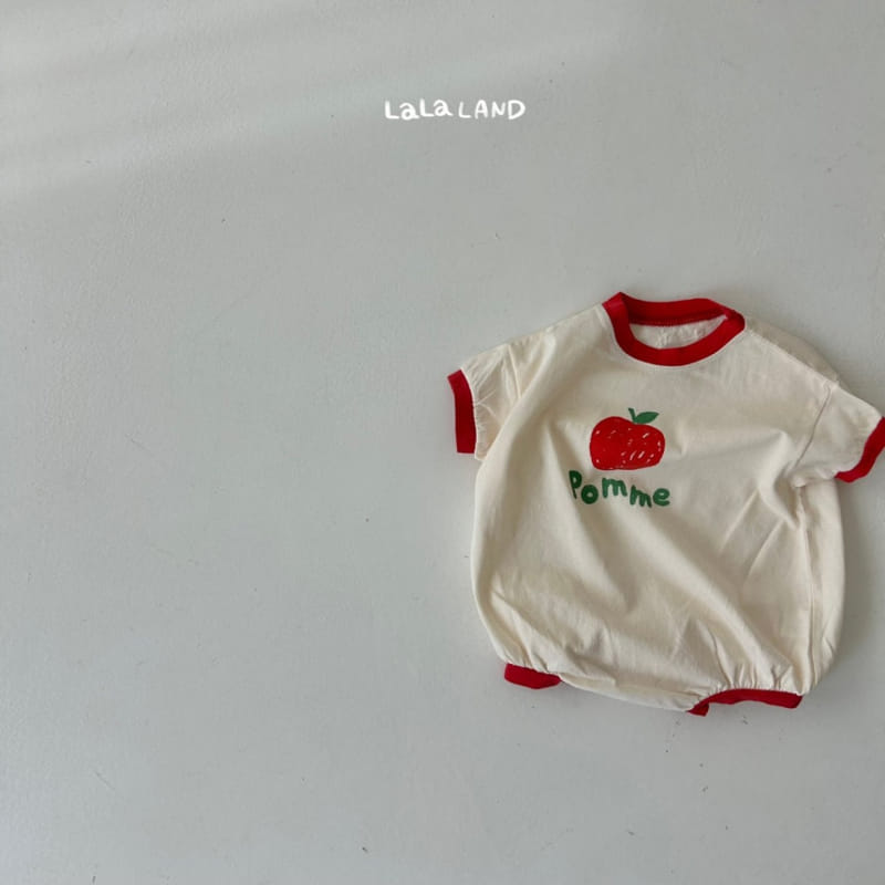 Lalaland - Korean Baby Fashion - #onlinebabyshop - Bebe Apple Body Suit - 6