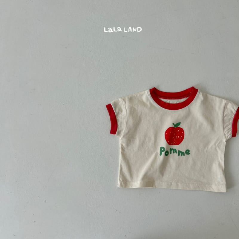 Lalaland - Korean Baby Fashion - #smilingbaby - Bebe Apple Tee - 5
