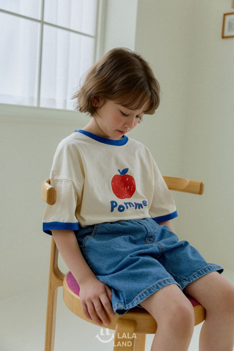 Lalaland - Korean Children Fashion - #Kfashion4kids - Apple Tee - 6