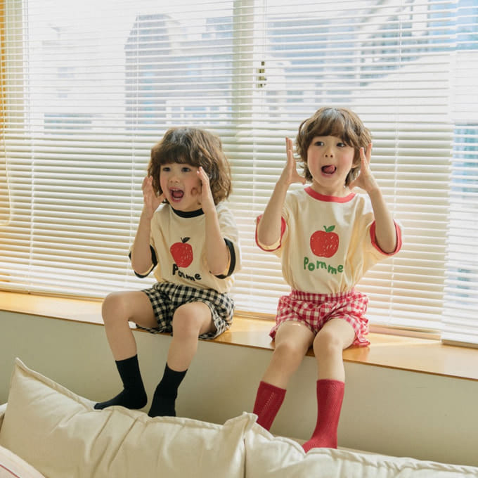 Lalaland - Korean Children Fashion - #discoveringself - Apple Tee