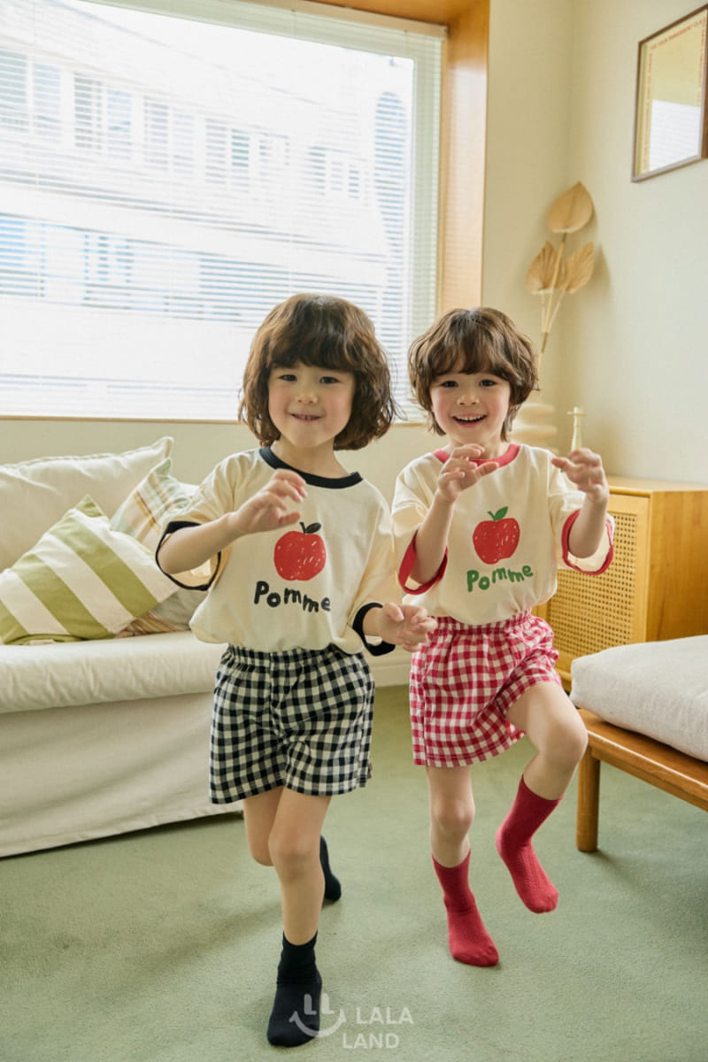 Lalaland - Korean Children Fashion - #kidsshorts - Check Shorts - 4