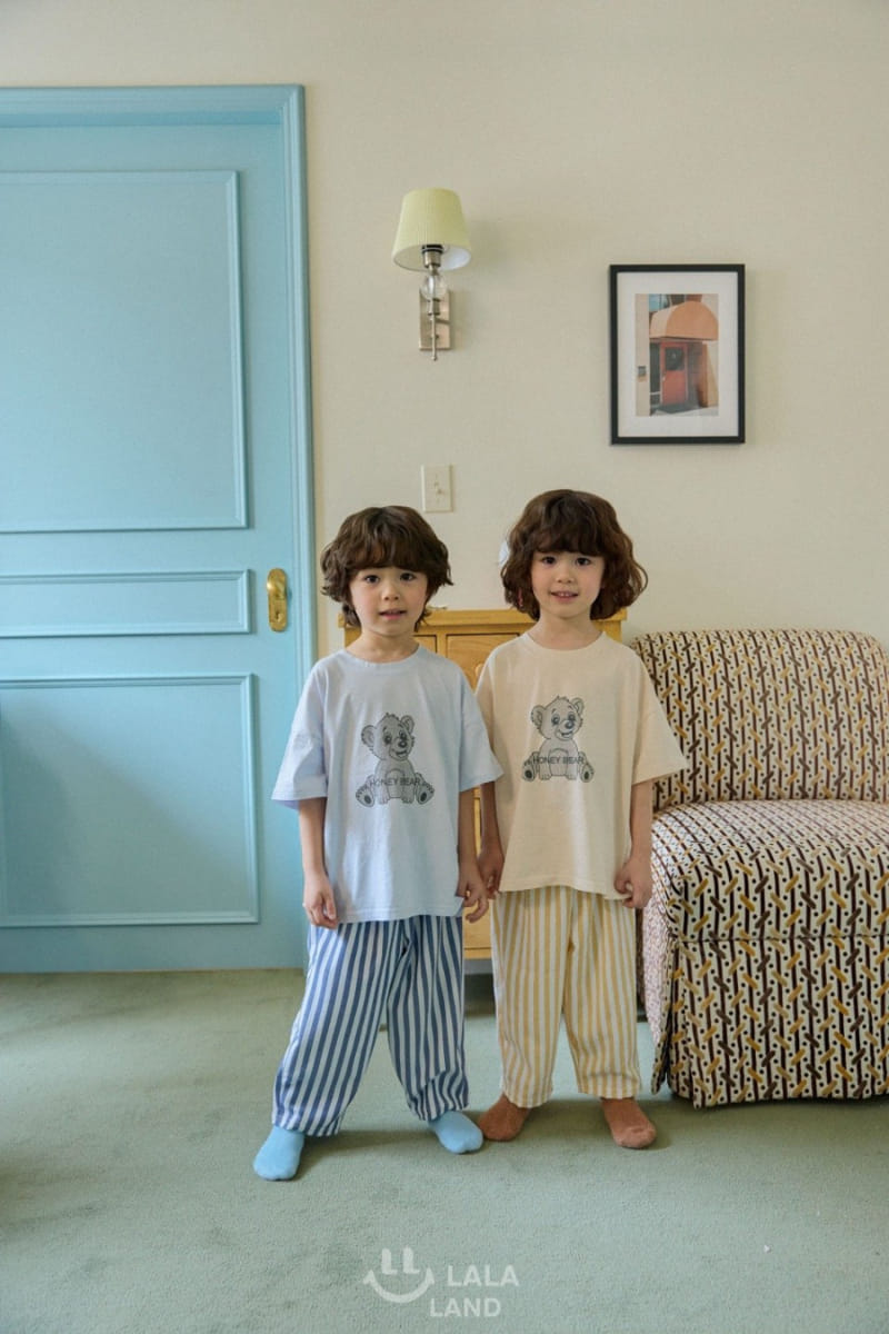Lalaland - Korean Children Fashion - #stylishchildhood - Honey Bear Tee - 9