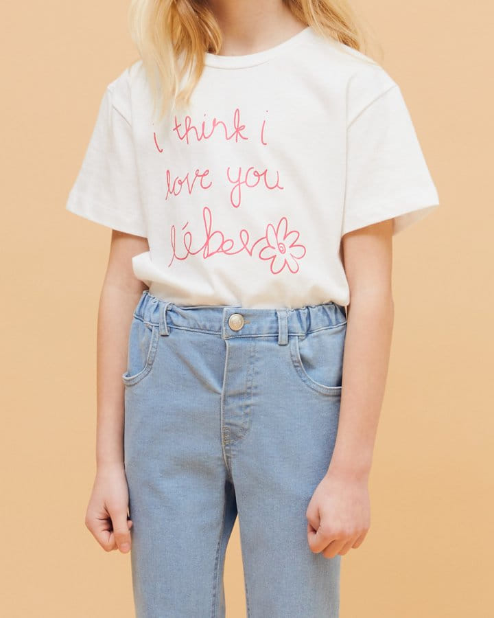 Le Bev - Korean Children Fashion - #childrensboutique - Span Denim Boots Cut Pants - 10