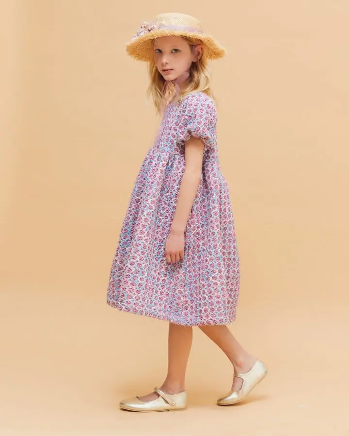 Le Bev - Korean Children Fashion - #discoveringself - Ariel Jacquard One-Piece - 6