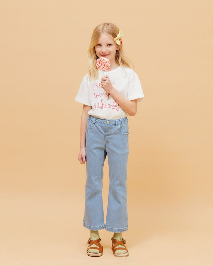 Le Bev - Korean Children Fashion - #kidsshorts - I Think Tee - 3