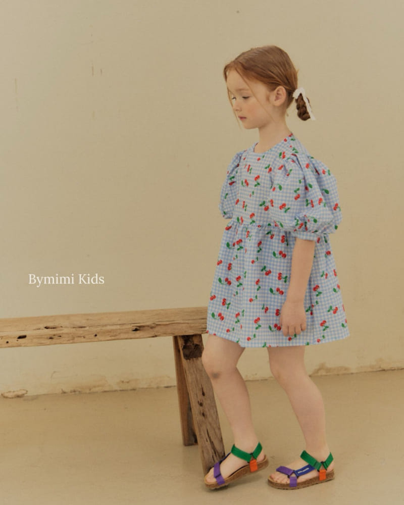 Le Bev - Korean Children Fashion - #todddlerfashion - Cherry Check Top Bottom Set - 5