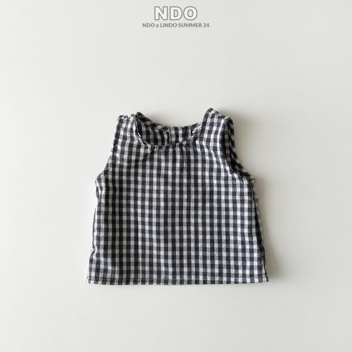 Lindo - Korean Children Fashion - #childofig - Joy Check Top Bottom Set - 3