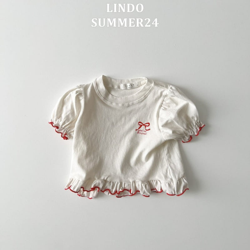 Lindo - Korean Children Fashion - #childofig - Lu Lu Ribbon Tee - 6