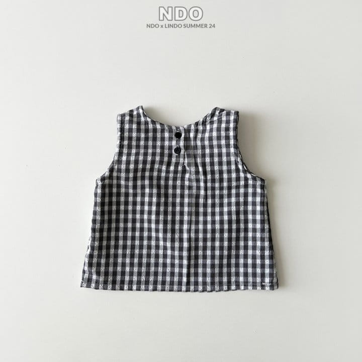 Lindo - Korean Children Fashion - #childofig - Joy Check Top Bottom Set - 4