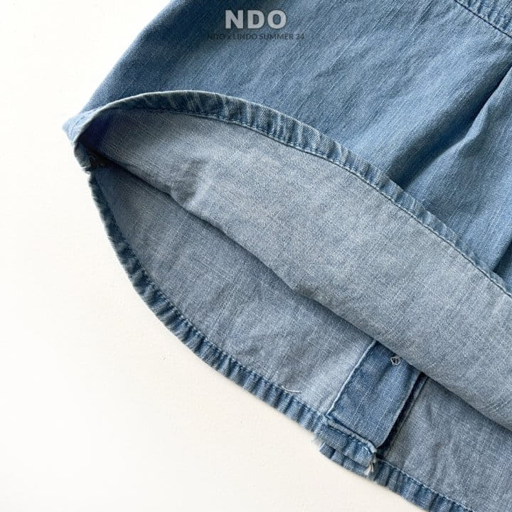Lindo - Korean Children Fashion - #childofig - Denim Short Shirt - 4