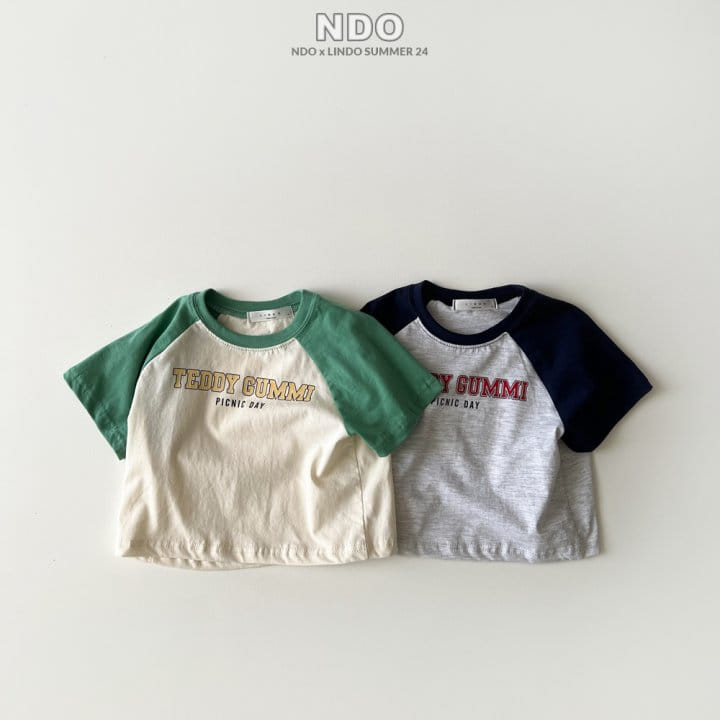 Lindo - Korean Children Fashion - #designkidswear - Teddy Raglan Tee