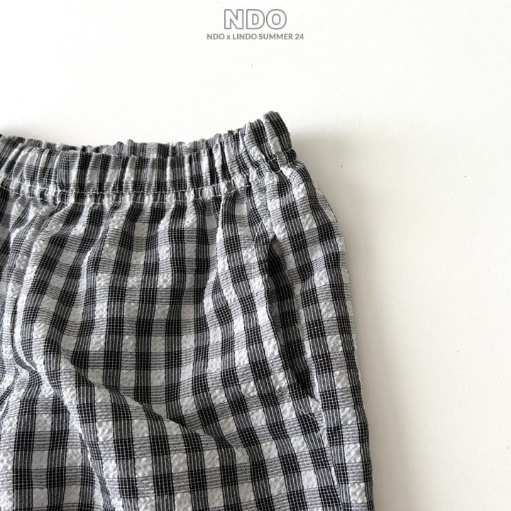 Lindo - Korean Children Fashion - #discoveringself - Joy Check Top Bottom Set - 6