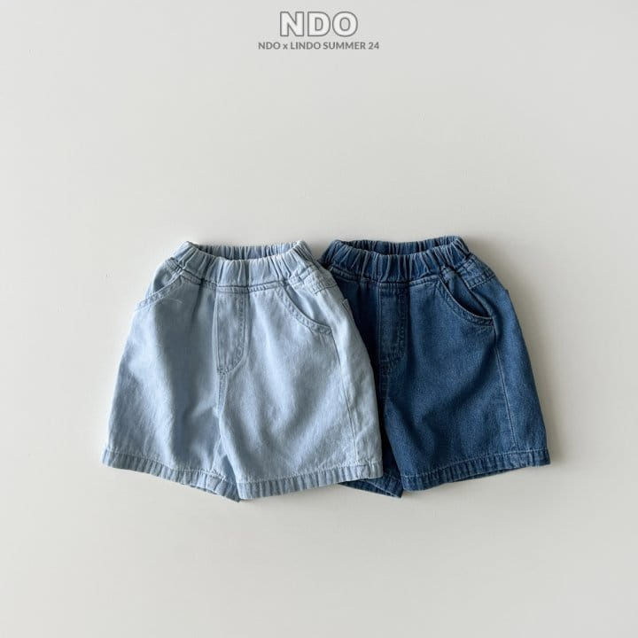 Lindo - Korean Children Fashion - #kidsshorts - Summer Denim Pants